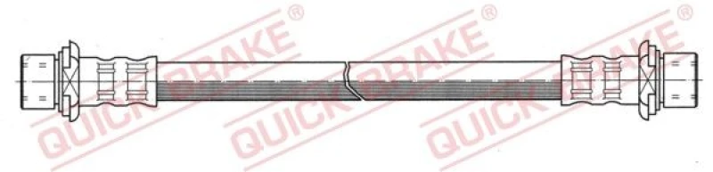 Image of QUICK BRAKE Brake hose QUICK BRAKE 27.061