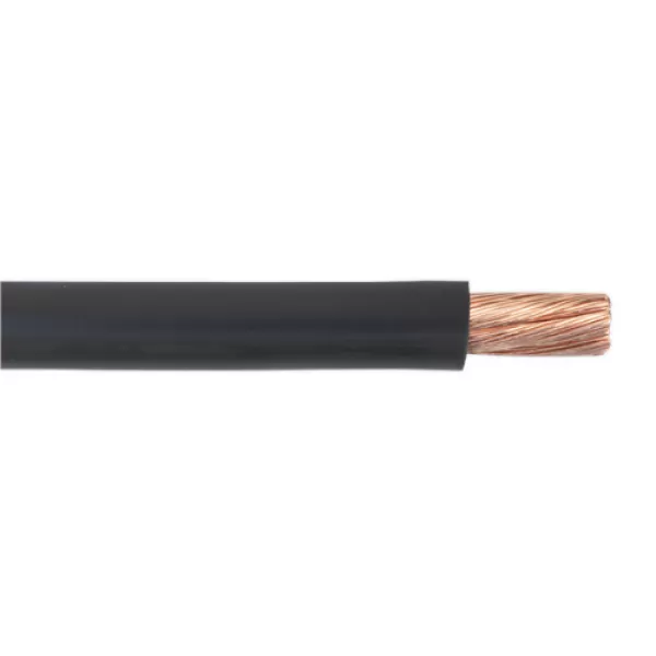 Image of Sealey AC25SQBK Automotive Starter Cable 196/0.40mm 25mm² 170A 10mtr Black