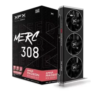 Image of Xfx Radeon Rx 6650 Xt 8GB Merc 308 Black Graphics Card