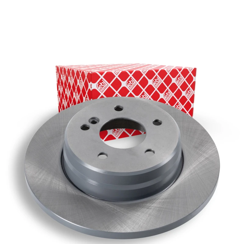 Image of FEBI BILSTEIN 17829 Brake disc Rear Axle, solid, Coated Brake Disc (82)