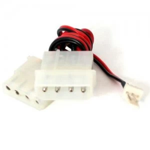 image of 6in TX3 to 2x LP4 Power Y Splitter Cable