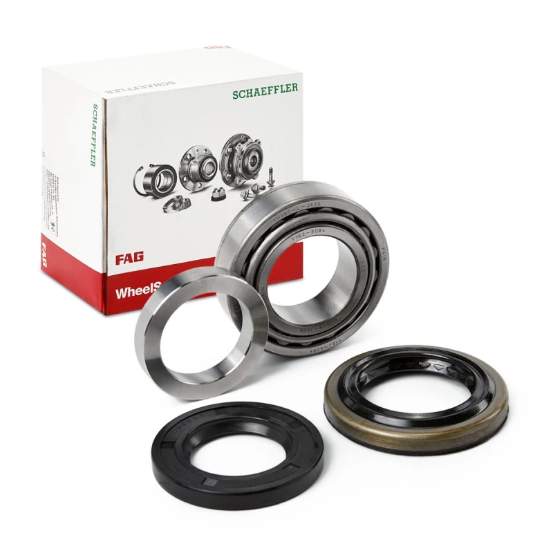 Image of FAG 713 6602 60 Wheel bearing kit Photo corresponds to scope of supply Wheel Bearing Kit (654)