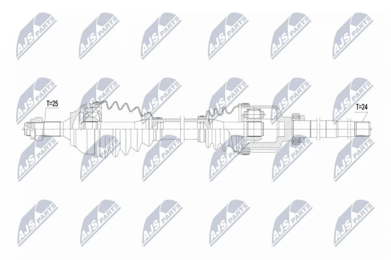 Image of NTY Drive shaft NTY NPW-CT-160