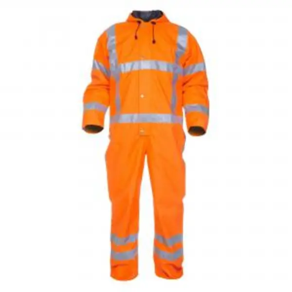 image of Hydrowear Ureterp Simply No Sweat High Visibility Waterproof Coverall BESWHYD072380ORL