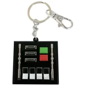 image of Star Wars Keychain Darth Vader Control Panel Snap