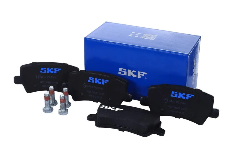 Image of SKF VKBP 90582 Brake pad set not prepared for wear warning indicator Brake Pad Set,disc brake (402)