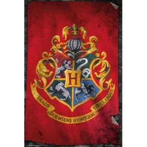 Image of Harry Potter Hogwarts Flag Maxi Poster