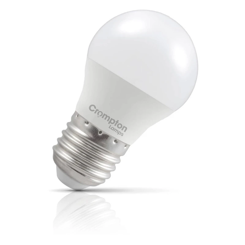 Image of Crompton Lamps LED Golfball 6.5W E27 Daylight Opal (60W Eqv)