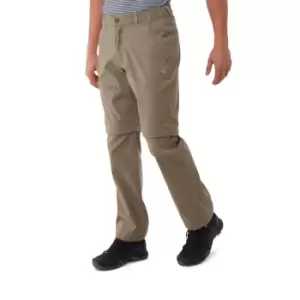 image of Craghoppers Mens Kiwi Pro II Convertible Walking Trousers 38R - Waist 38' (97cm), Inside Leg 31