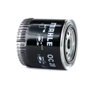 Image of MAHLE Original Oil filter OC 28 Engine oil filter VW,PORSCHE,UAZ,TRANSPORTER III Bus,TRANSPORTER III Pritsche/Fahrgestell,TRANSPORTER II Bus