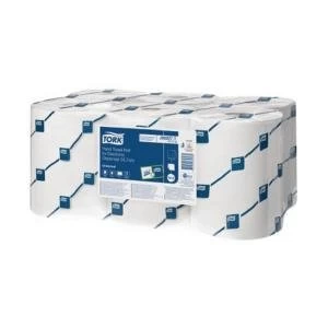 Image of Tork Hand Towel Roll 1-Ply White For Electronic Dispenser Pack of 6