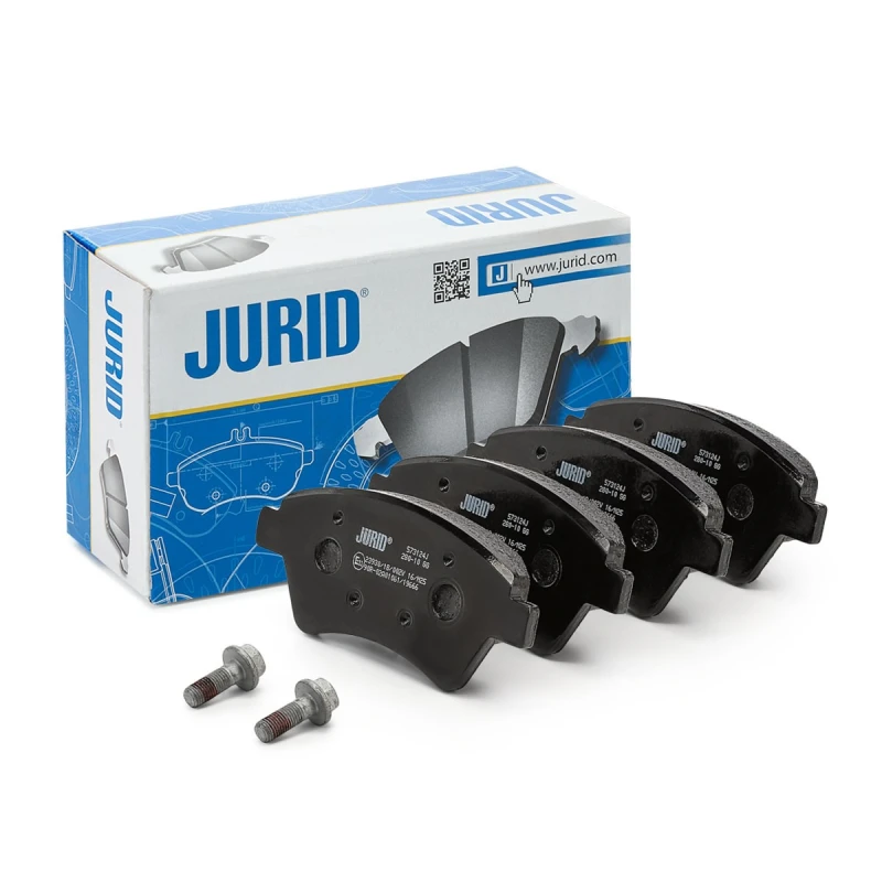 Image of JURID 573124J Brake pad set not prepared for wear warning indicator, with accessories Brake Pad Set,disc brake (402)