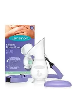 image of Lansinoh Silicone Breast Pump, White