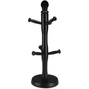 Image of Apollo Beechwood Mug Tree, Black