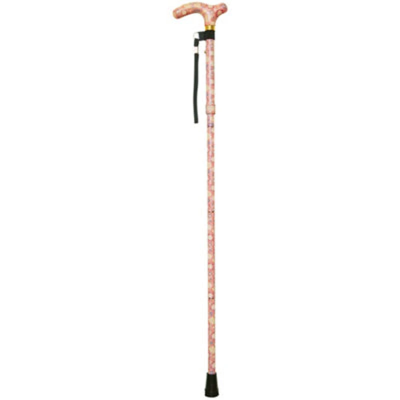 Image of Loops Deluxe Ambidextrous Foldable Walking Cane - 5 Height Settings - Printemps Multi