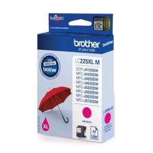 Brother LC225 Magenta Ink Cartridge