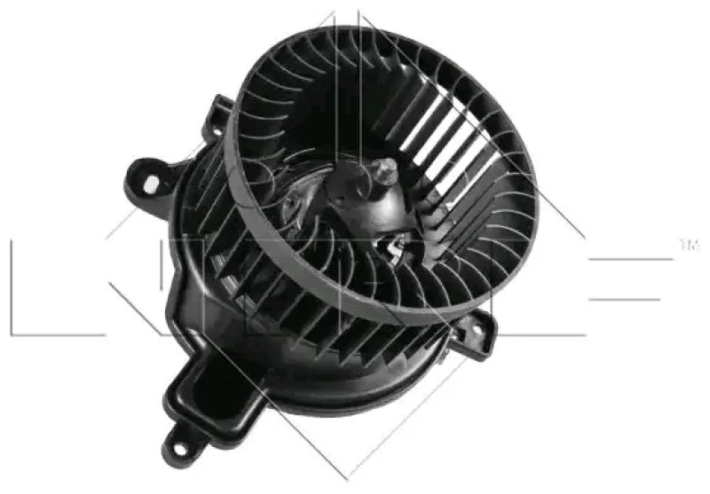 Image of NRF 34099 Blower Motor for right-hand drive vehicles, without integrated regulator Interior Blower (2669)