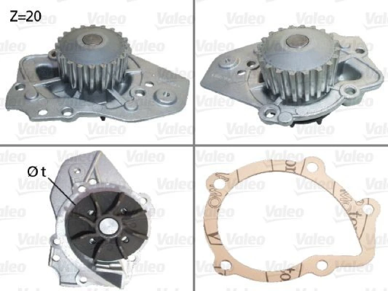 Image of Water pump VALEO 506014