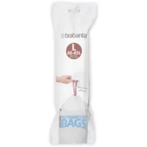 image of Brabantia Bin Liners PerfectFit Bin Bags 45L (Code L)