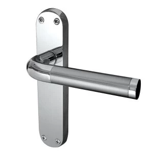 image of Jedo Twin Finish Polished Latch Type Door Handles