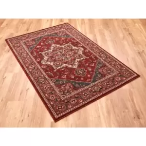 Image of Mastercraft - Kashqai 4354 300 Red 240cm x 340cm Rectangle - Red