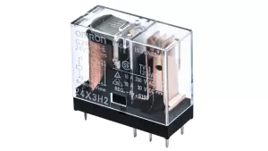 Image of PCB relays 24 Vdc 16 A 1 change over Omron G2R 1 E