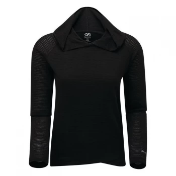 Image of Dare2B Result Long Sleeve Overhead Hoodie - Black