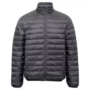 image of 2786 Mens Terrain Long Sleeves Padded Jacket (XL) (Steel)