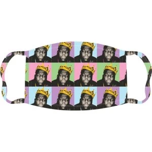 Biggie Smalls - Crown Repeat Face Mask - Pastel