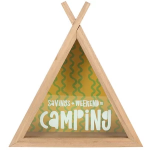 Camping Fund Teepee Money Box