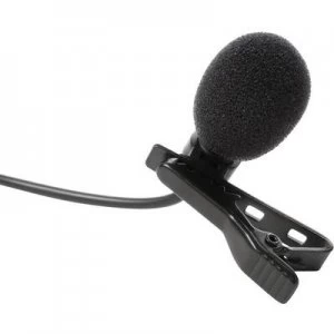 image of IK Multimedia MIC LAV Clip Speech microphone Transfer type:Corded incl. clip, incl. pop filter