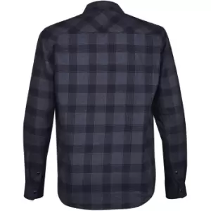 image of Stormtech Mens Logan Snap Front Shirt (2XL) (Navy Plaid)