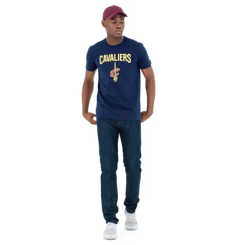 Image of new era T-Shirt Cleveland Cavaliers NBA Bleu Male L