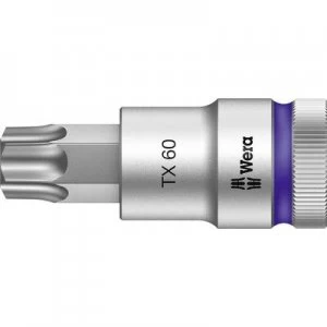 Image of Wera 8767 C HF 05003838001 TORX socket Bit T 60 1/2 (12.5 mm)