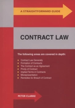 Image of A Straightforward Guide to Contract Law by Peter Clarke Book