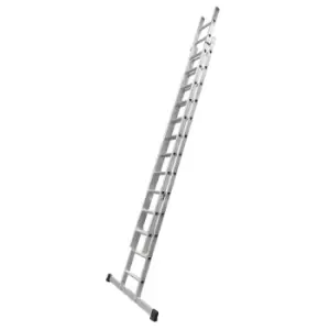 Image of LFI Pro Double Section 11 Rung Ladder 3M