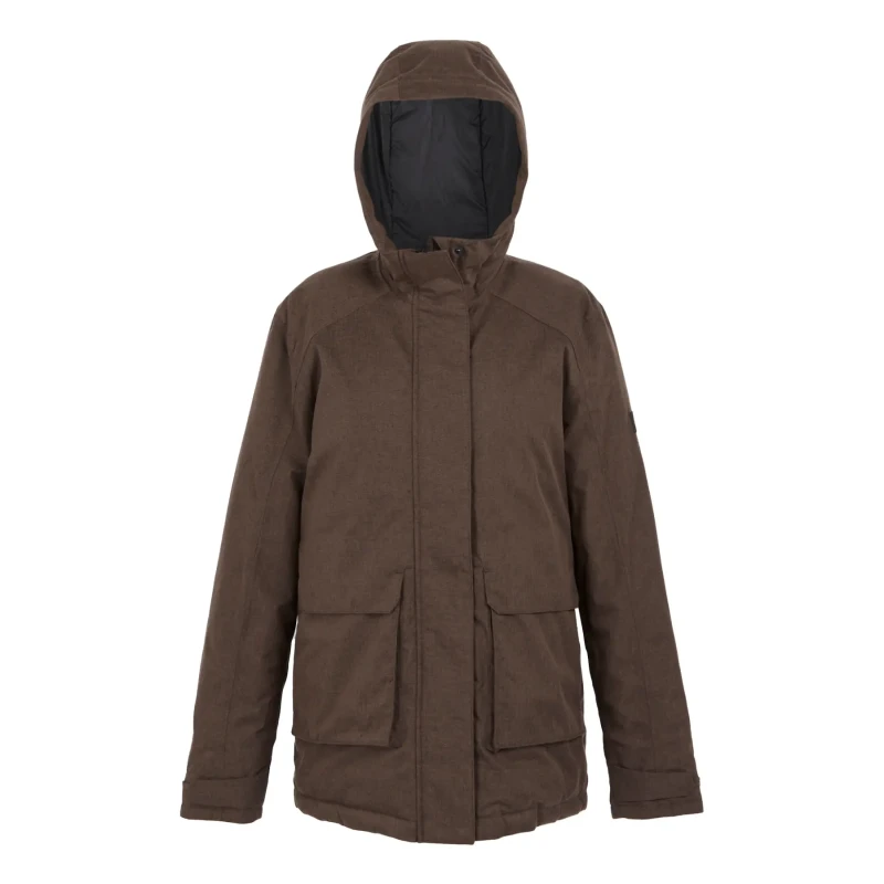 Image of Womens waterproof jacket Regatta Ezdale Marron Female 42