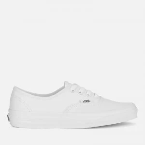 Image of Vans Authentic Canvas Trainers - True White - UK 7