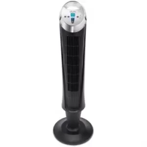 image of Honeywell QuietSet 35W 5 Speed 100cm Tower Fan Black - HY254E1