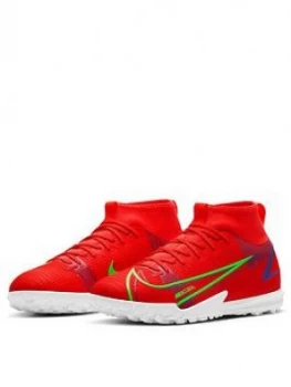 Nike Junior Mercurial Superfly 6 Academy Astro Turf Football Boots - Red