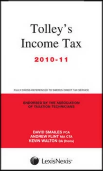 Image of Tolleys Income Tax 2010-11 by David Smailes Book