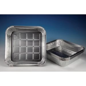 image of Caroline Square Foil Tray 4 Pack