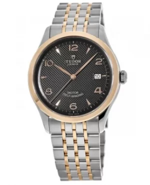 image of Tudor 1926 39mm Black Dial Rose Gold and Stainless Steel Mens Watch M91551-0003 M91551-0003