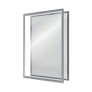 Image of Nobo A3 Poster Frame Anodised Clip Wall Mountable Silver 1915577