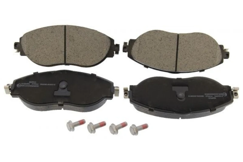 Image of MAPCO 6102HPS Brake pad set Front Axle, without integrated wear warning contact, with brake caliper screws Brake Pad Set,disc brake (402)