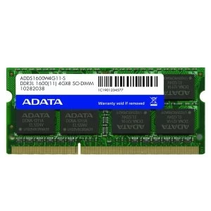 Image of ADATA 4GB 1600MHz DDR3L Laptop RAM