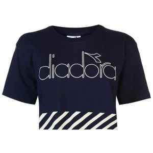 image of Diadora Barra Top - Blue Plum