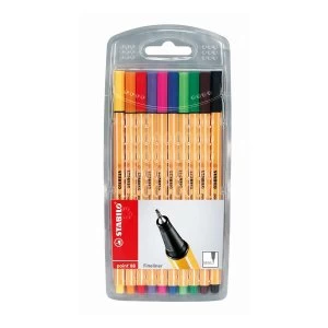 image of Stabilo Point 88 Fineliners Pack of 10