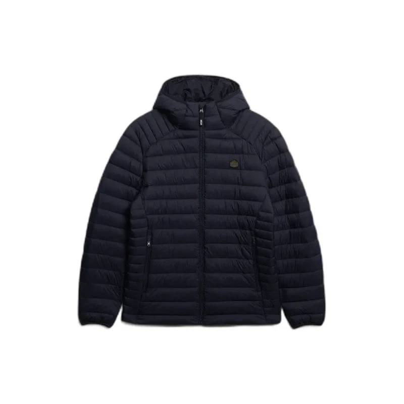 Image of Superdry Hooded sweatshirt Superdry Fuji Lite Bleu Male S