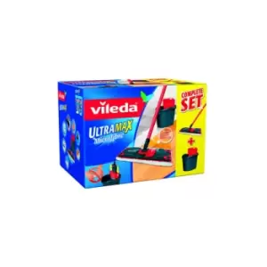 image of Vileda - Pack Ultramax 2-in-1 microfiber mop and bucket wringer